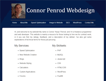 Tablet Screenshot of connorpenrod.com